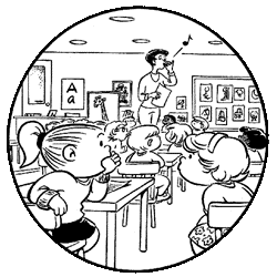 nietzsche family circus cartoon