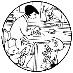nietzsche family circus cartoon